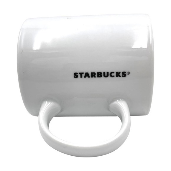 NEW - Starbucks Coffee Mug Classic White Green Siren Mermaid Logo 12oz 2014 - Picture 5 of 9